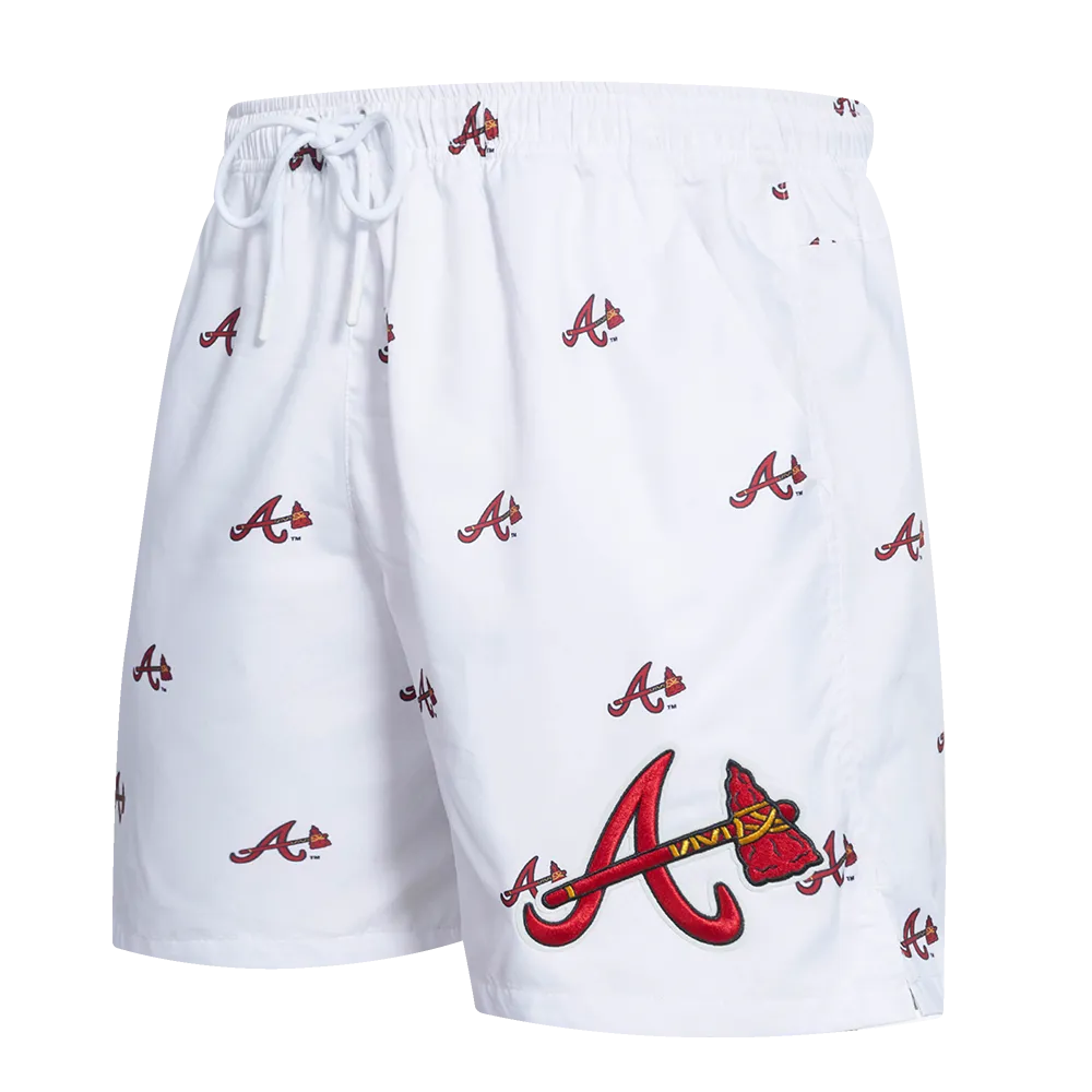 MLB ATLANTA BRAVES AOP MEN'S MINI LOGO WOVEN SHORT (3AB)