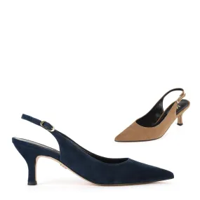 NAMU - suede slingback pump