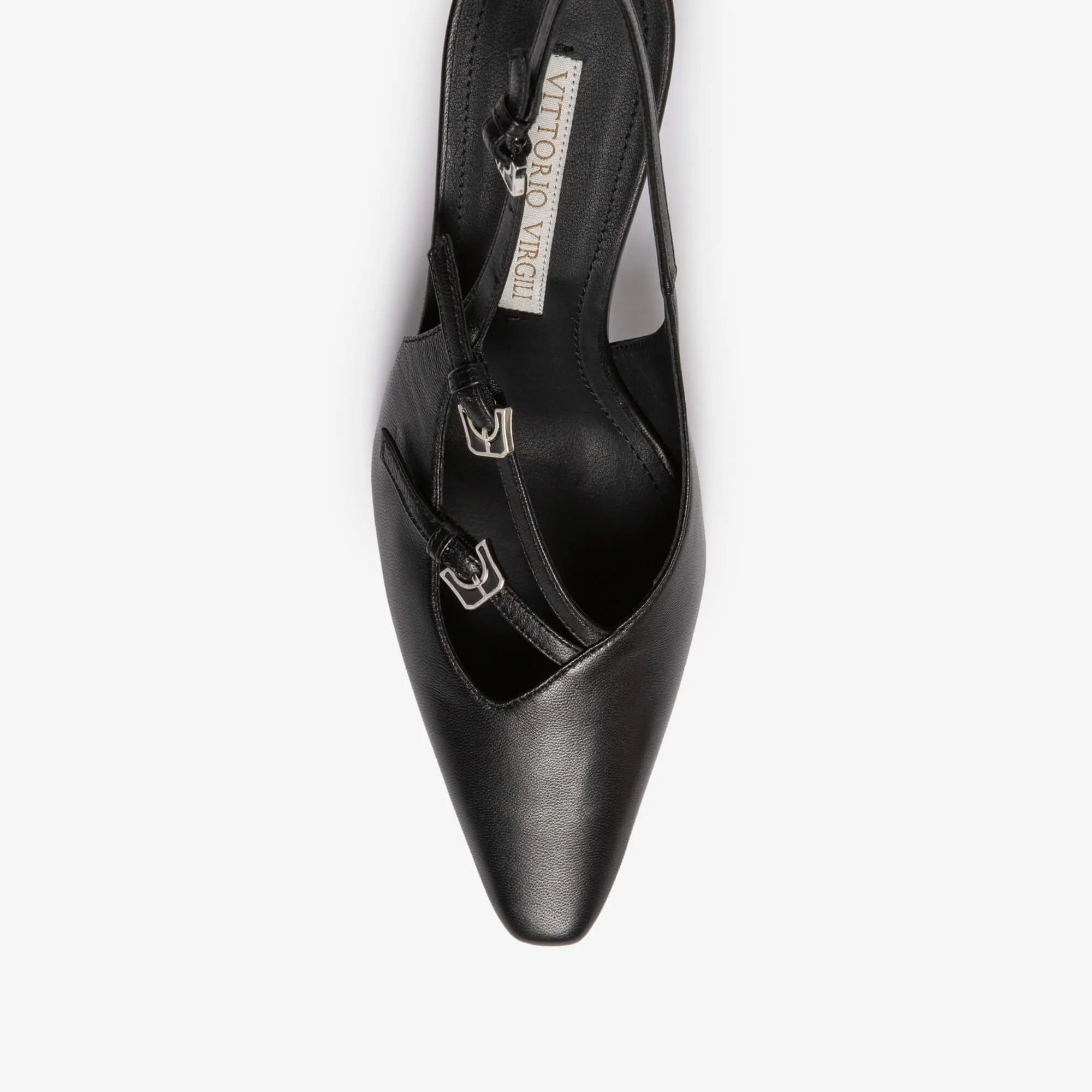 Nevia | Women's leather sling back décolleté