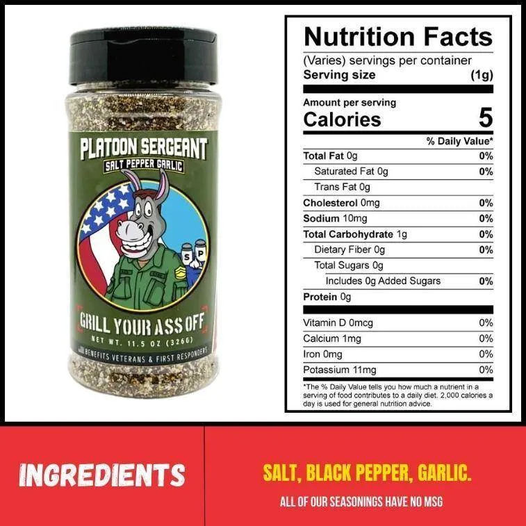 Platoon Sergeant Seasoning