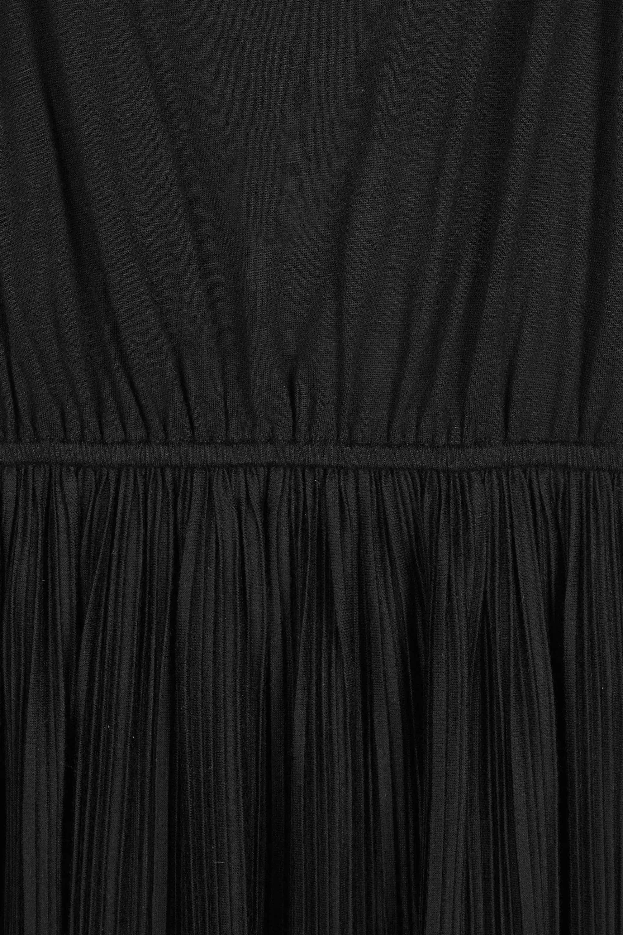 PLEATED MIDI DRESS