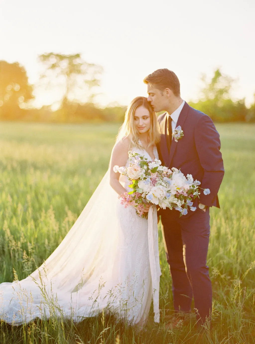 TALITHA | Modern Long Wedding Veil