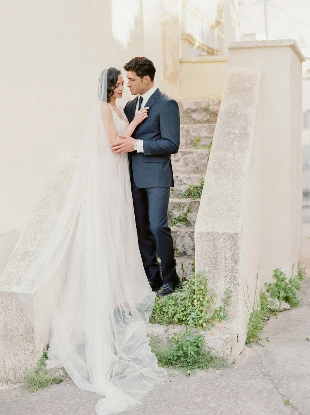 TALITHA | Modern Long Wedding Veil