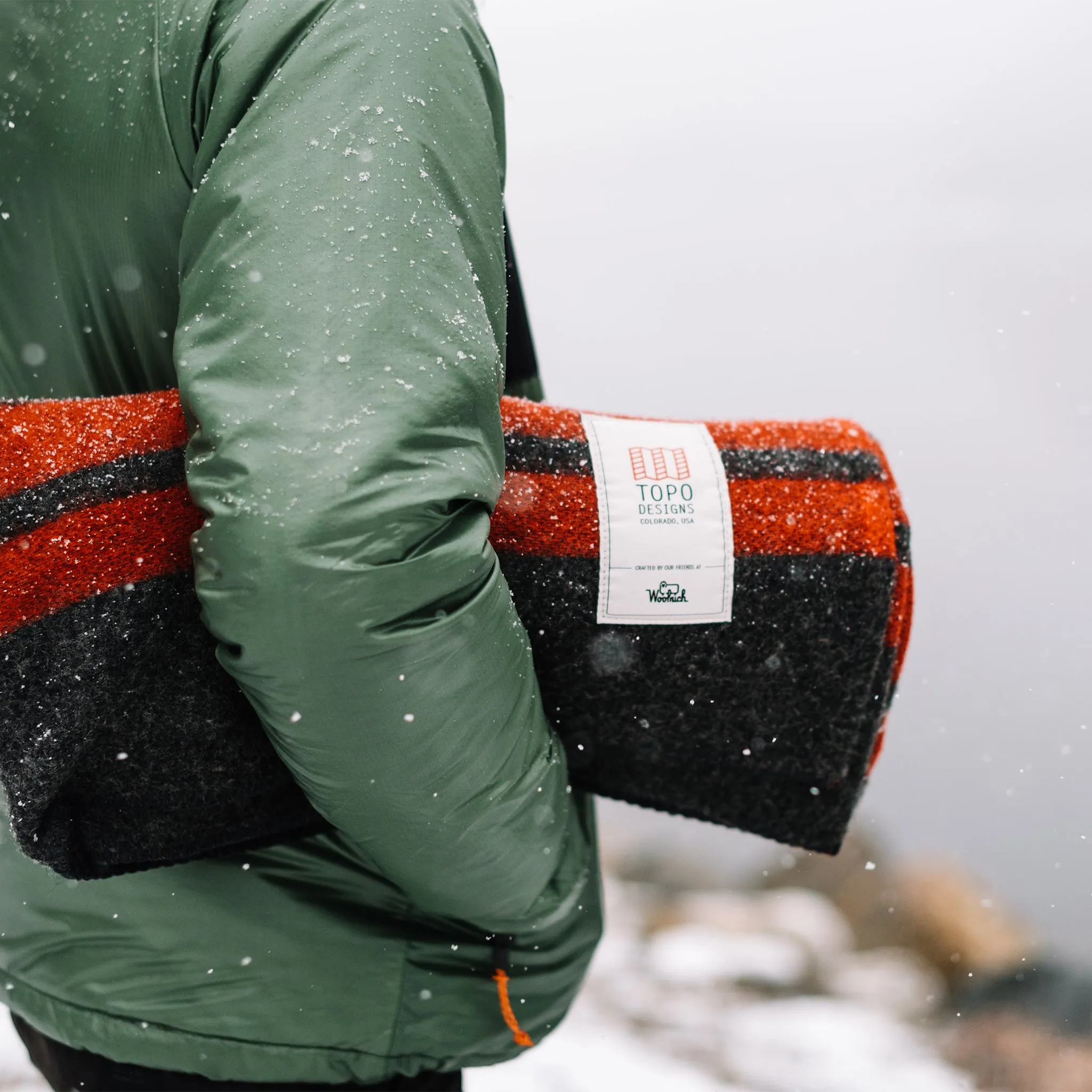 Topo Designs x Woolrich Camp Blanket