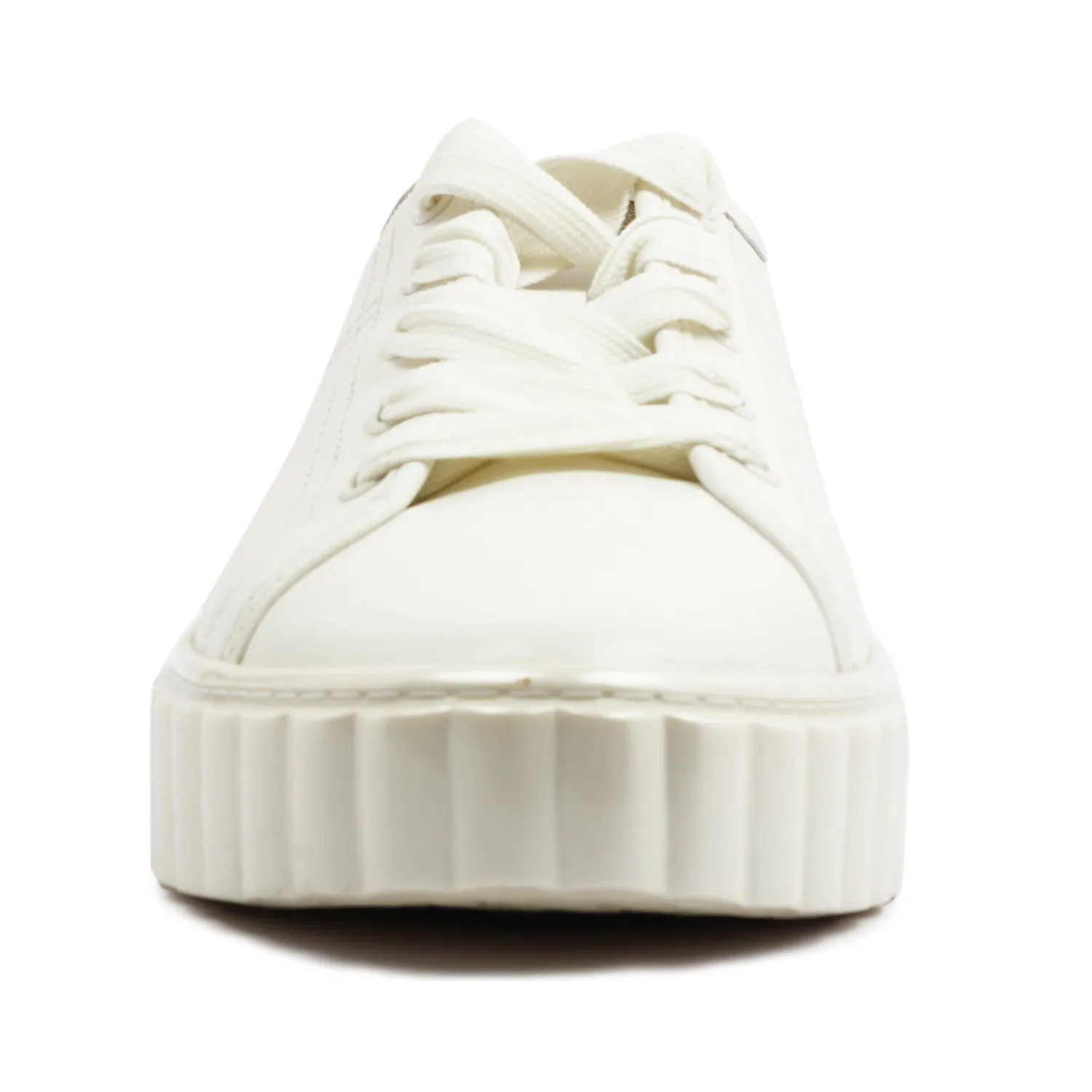 TORY BURCH SCALLOP SNEAKER IN WHITE